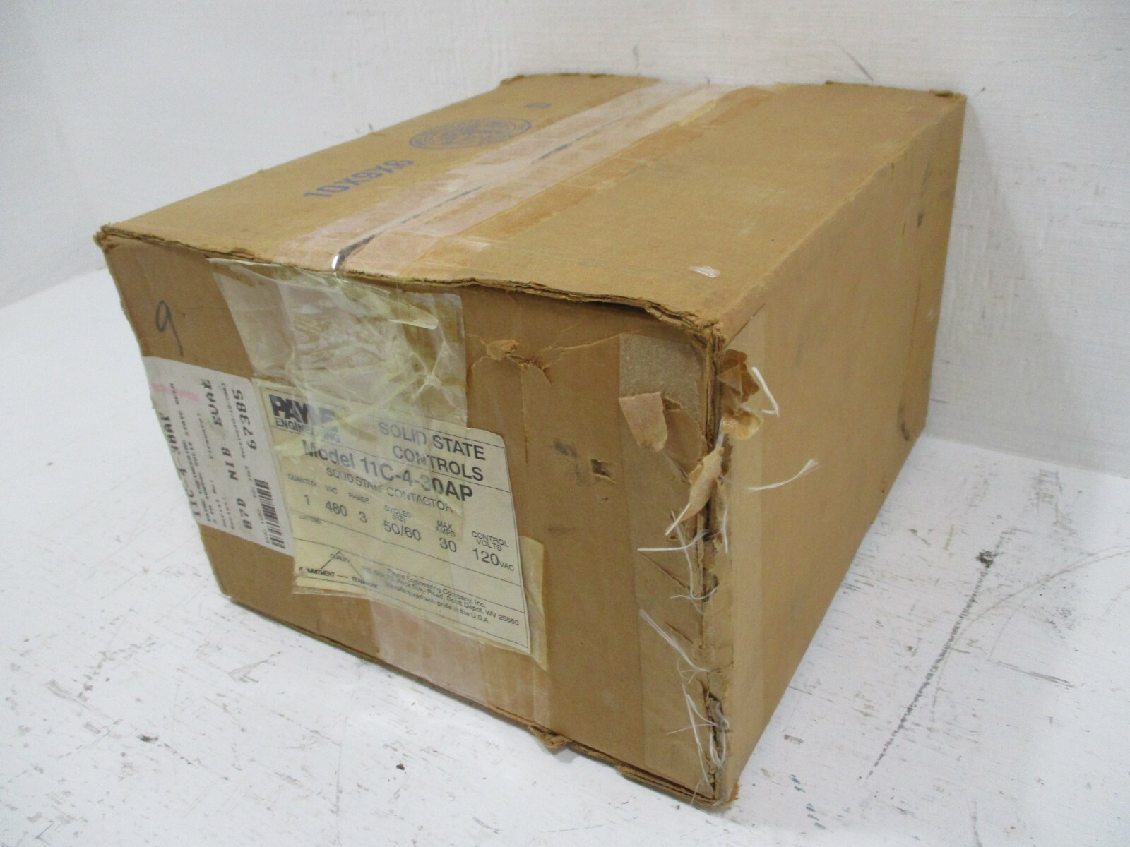 NEW Payne 11C-4-30AP Solid State Contactor 480V 30A 60Hz 120V Control Volts 11C4