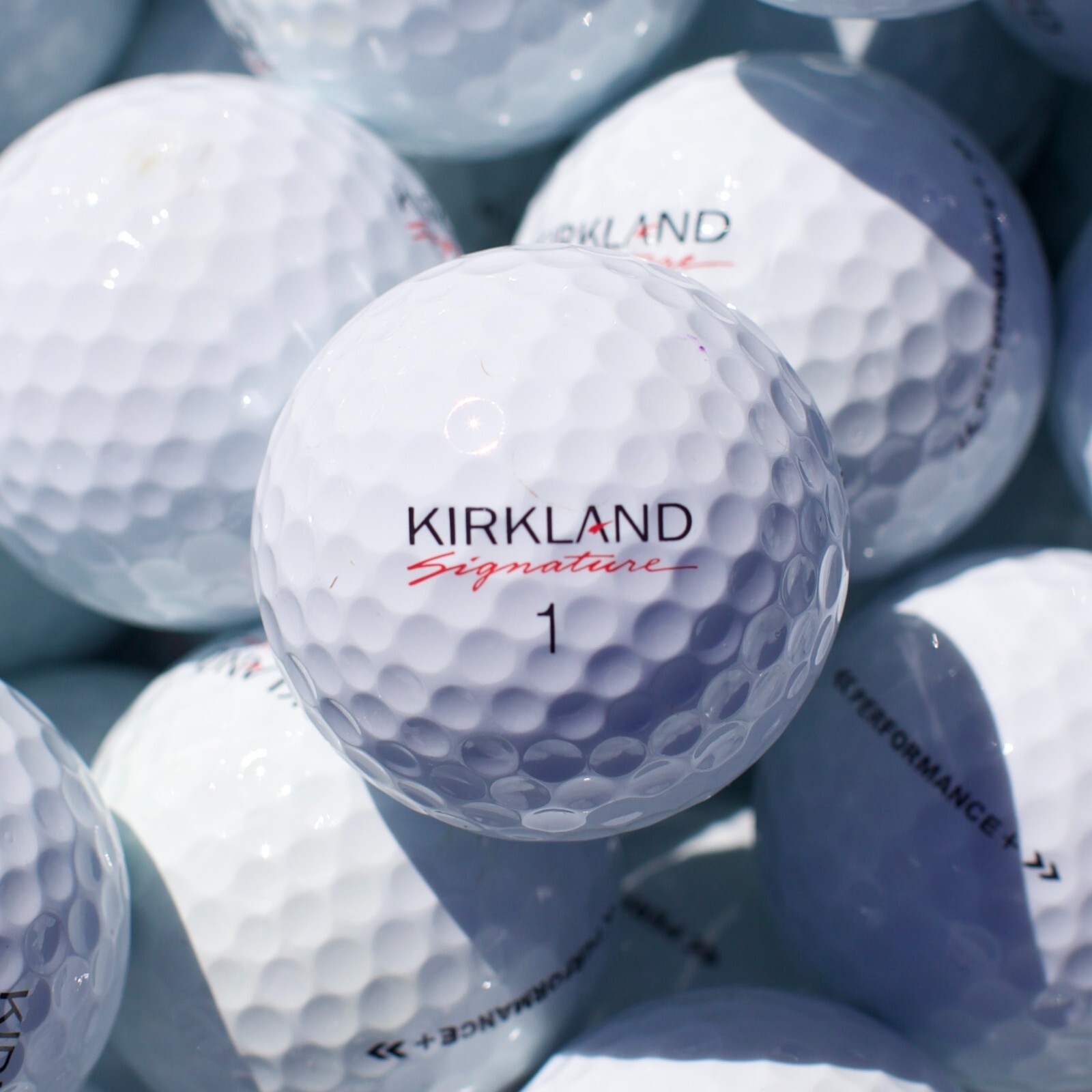 100 Kirkland Signature Performance Plus Golf Balls 5A / 4A Quality FREE SHIPPING