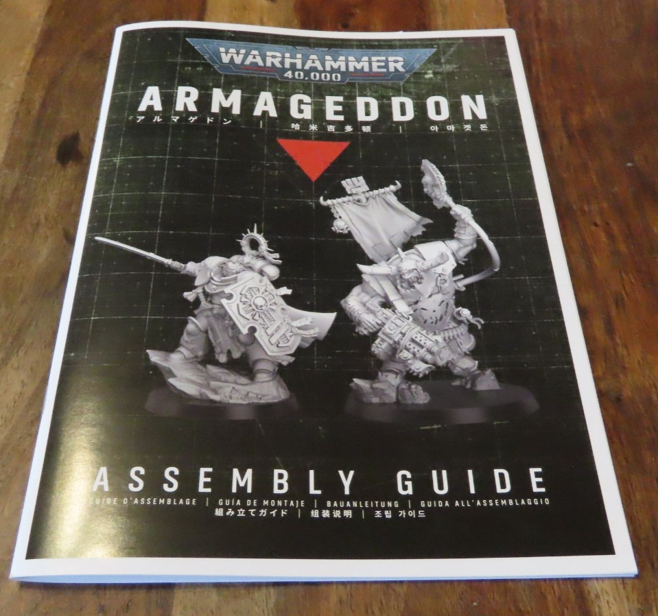 Armageddon Instructions Book Booklet 2026 New In Hand WH40K Warhammer Orks etc