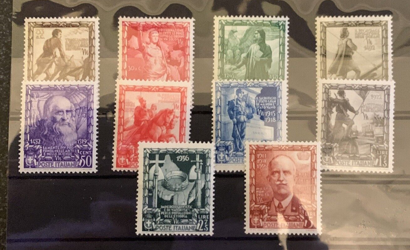Italy 1939 Proclamation Set Mint Never Hinged