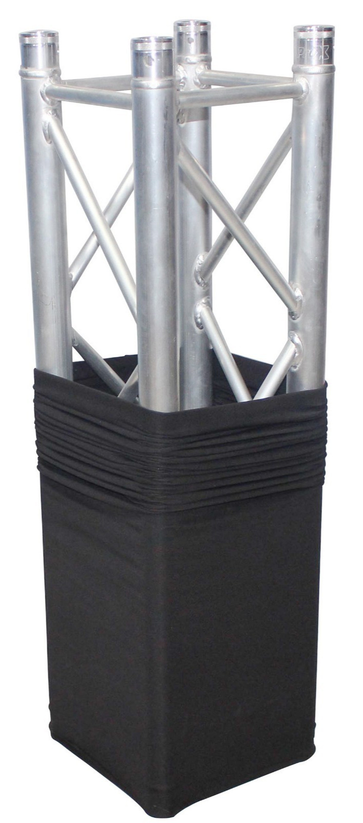 ProX XTC-SQ328TS-B Black 3.28ft 1M Lycra Cover Scrim Sleeve fits 12In. Quad Box