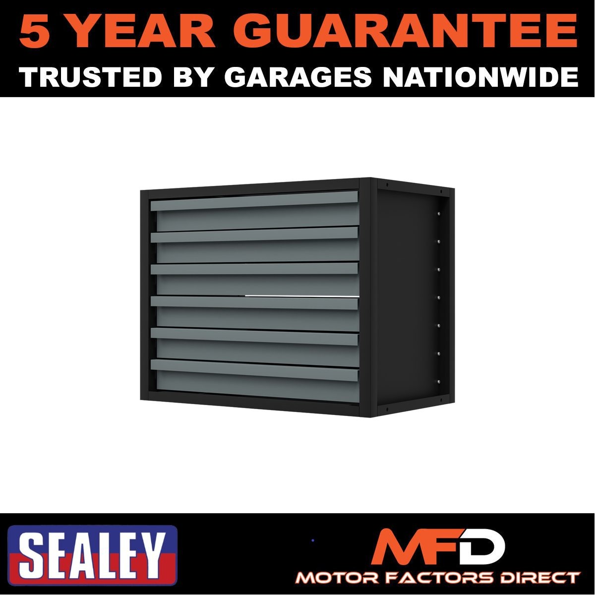 Sealey Modular Storage Mid Unit 6 Drawer 580mm APMRM1