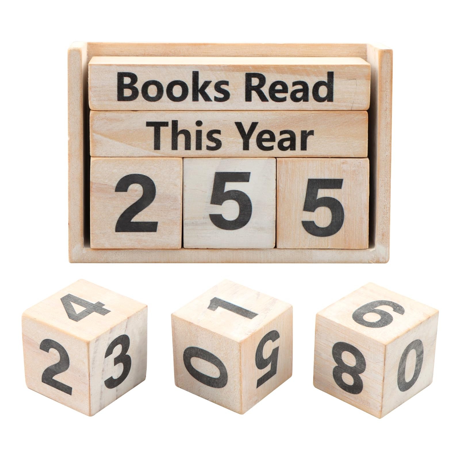 Books Read This Year Counter, Book Counter Sign Up to 999 Bookish Accessories...