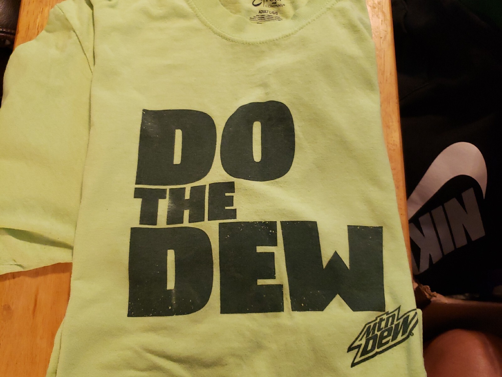 Mountain Dew Vintage Green Shirt - Do the Dew - Large