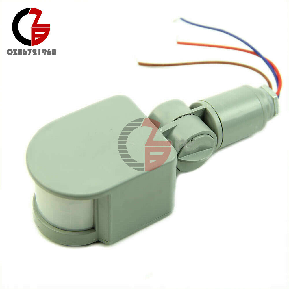 180 Degree PIR Motion Movement Security Sensor Detector Switch 12M 12V/220V