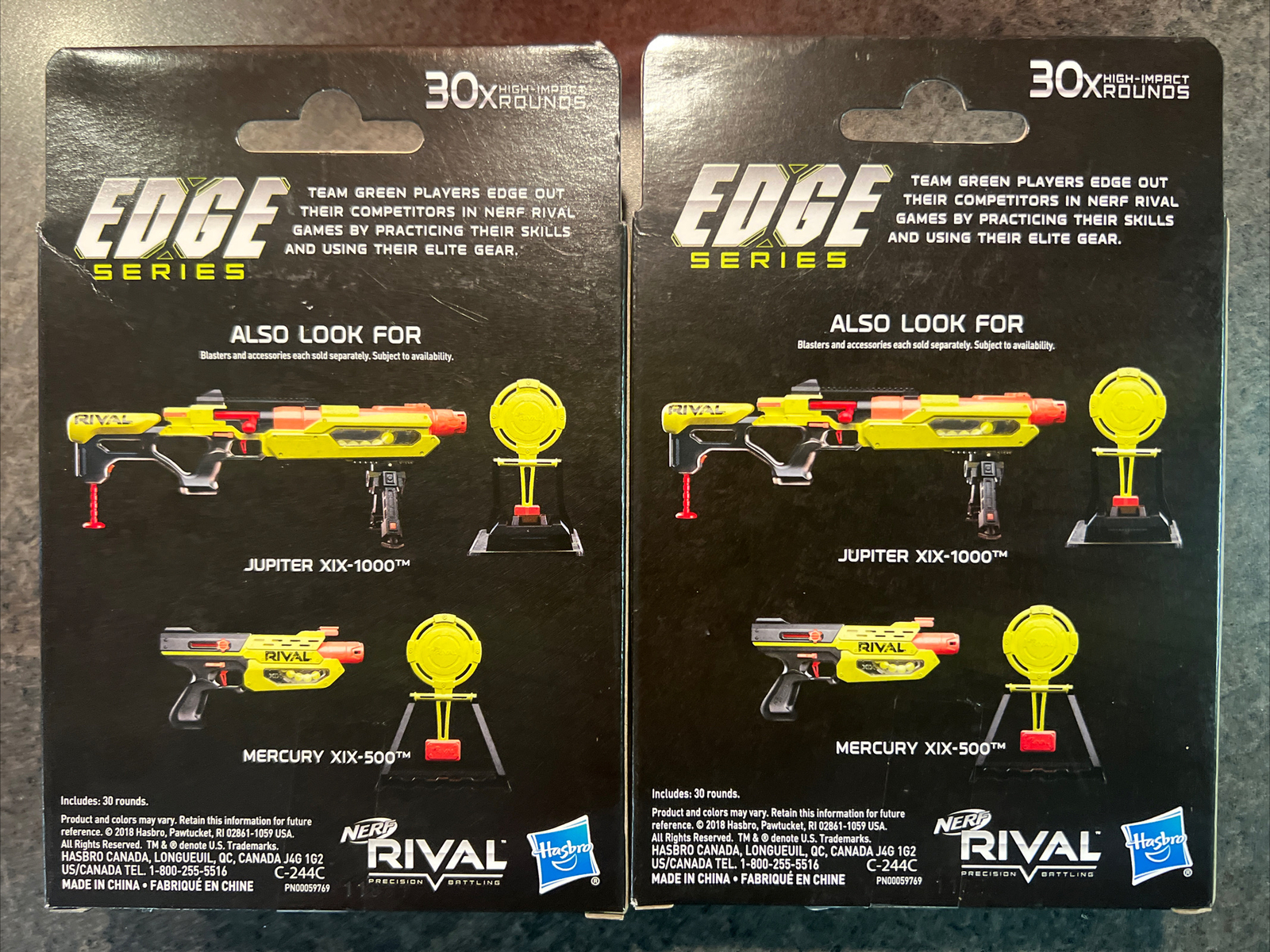(x2) Hasbro Nerf Rival 30x Precision High-Impact Rounds 30 Count Free Shipping!