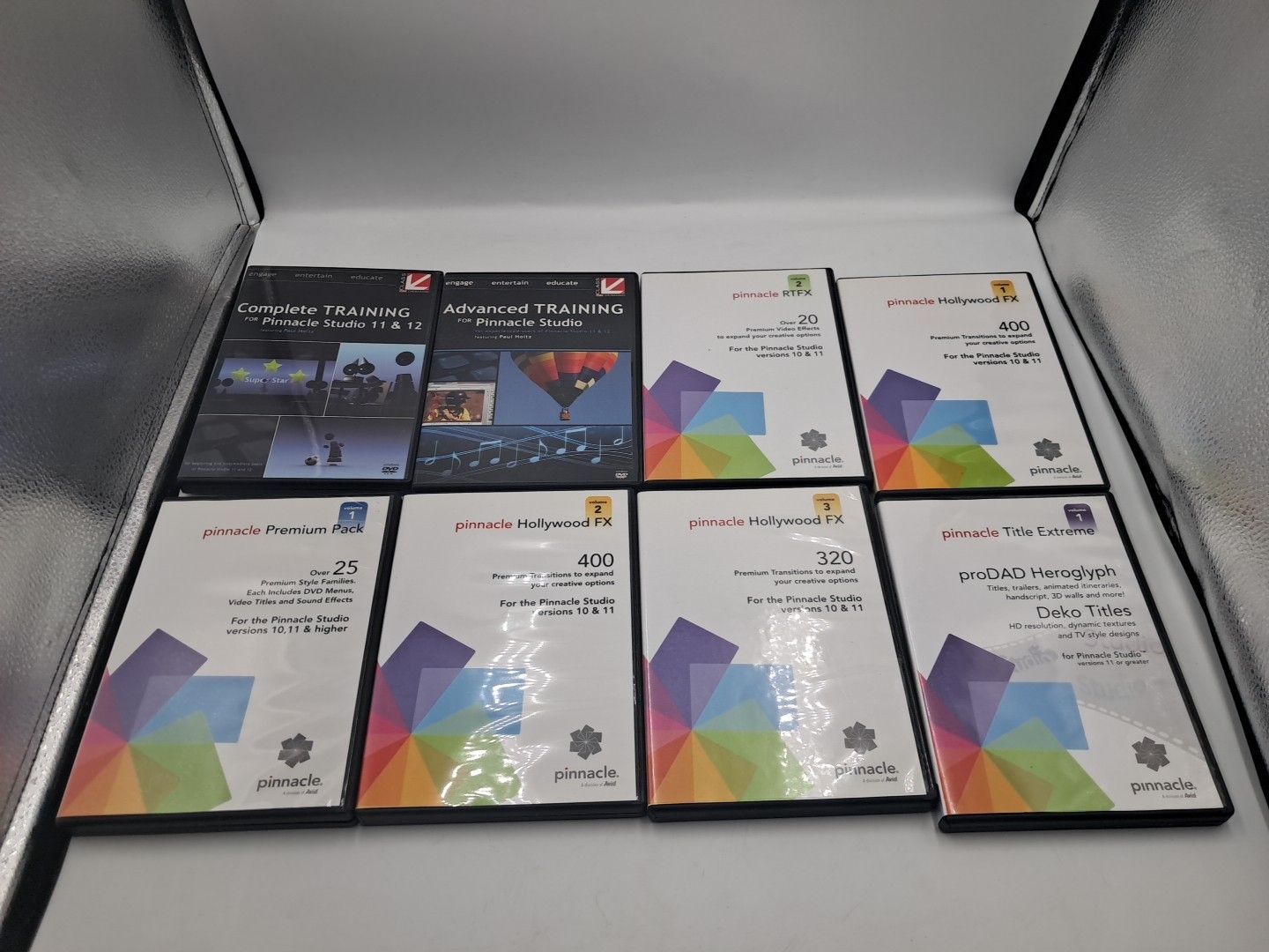Avid Pinnacle Studio BIG LOT ADD-ON Packs - Premium, Hollywood 1-2-3, RTFX OPEN