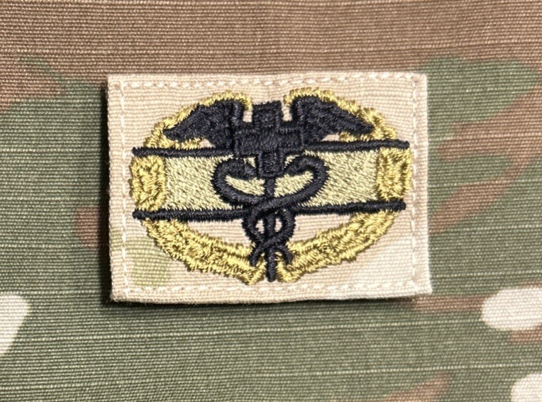 US Army Master CMB OCP Sew-On Master Combat Medical Badge MCMB