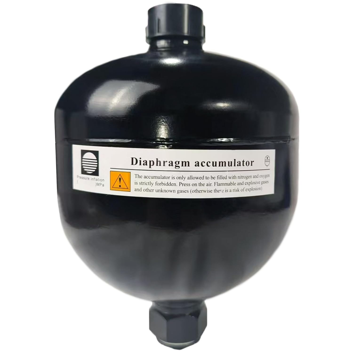 G1/2 61cu.in (1L) Diaphragm Accumulator 4786psi Max Working Pressure
