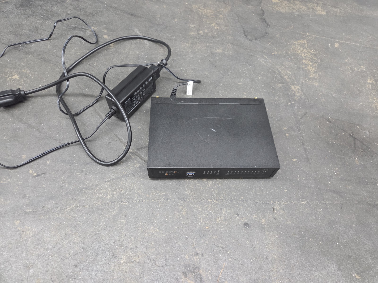 SonicWall TZ470w Wireless Firewall Power Tested ONLY