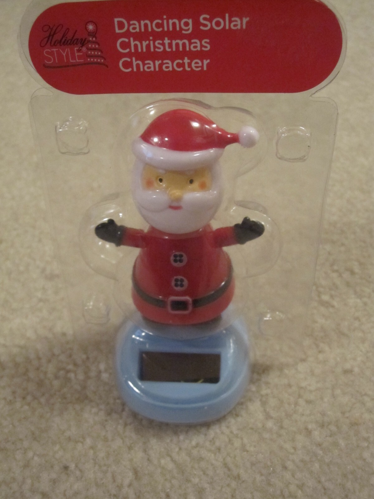 Solar dancing Santa suncatcher new in package Christmas Holiday
