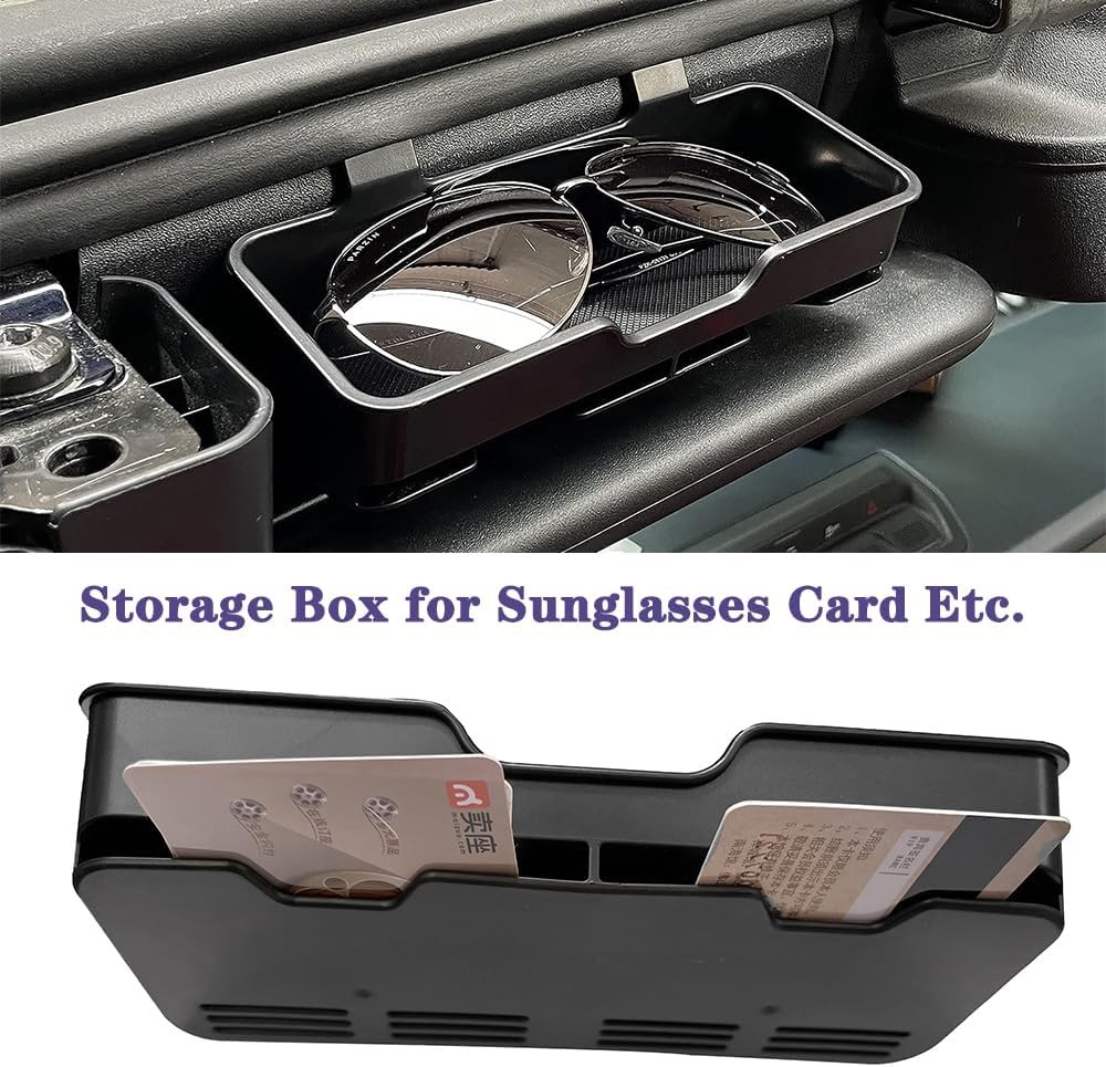 Sunglasses Holder Box Organizer For 2021-2025 Ford Bronco Accessories 2/4Door