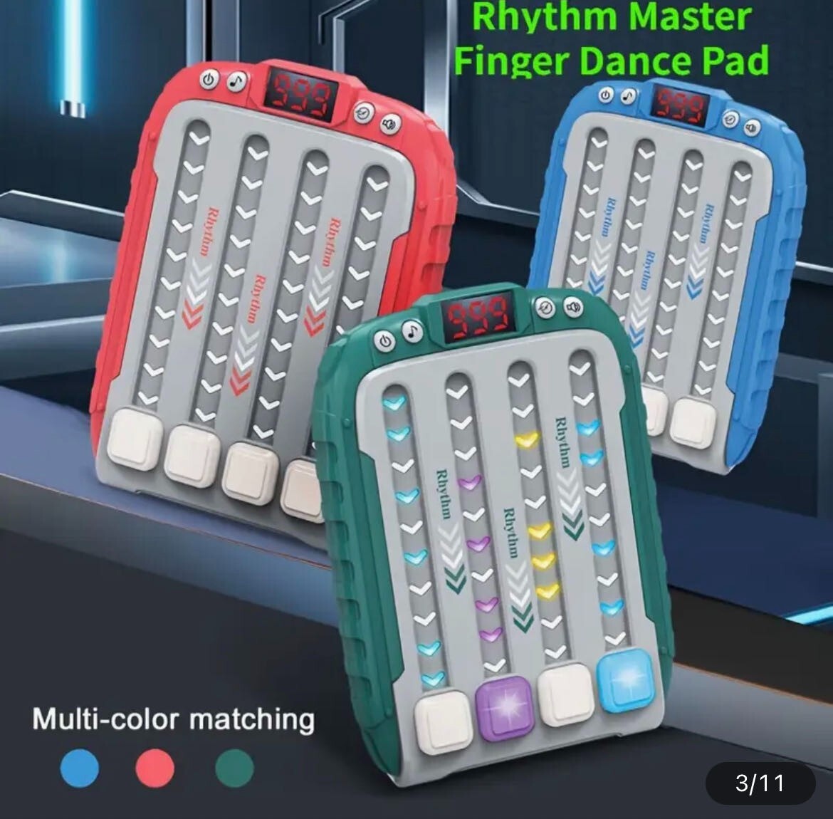 Rhythm Master Speedy Push Game-Multiplayer Dance Puzzle Console, Relax Toy Gift