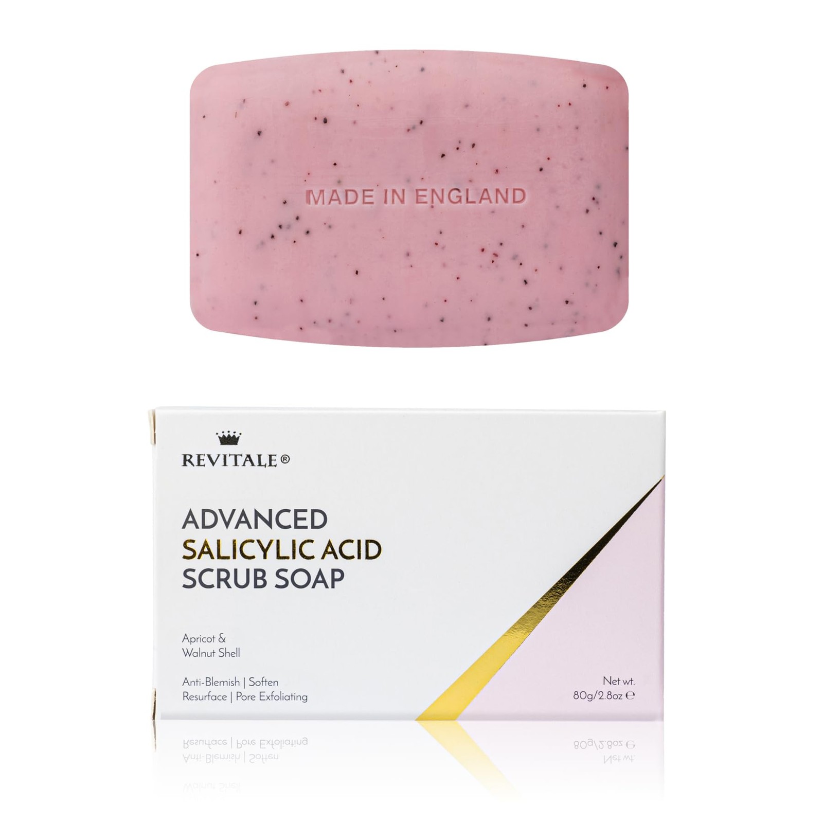 REVITALE Advanced BHA Salicylic Acid Scrub Soap – 2.8 Ounce (Pack of 1)