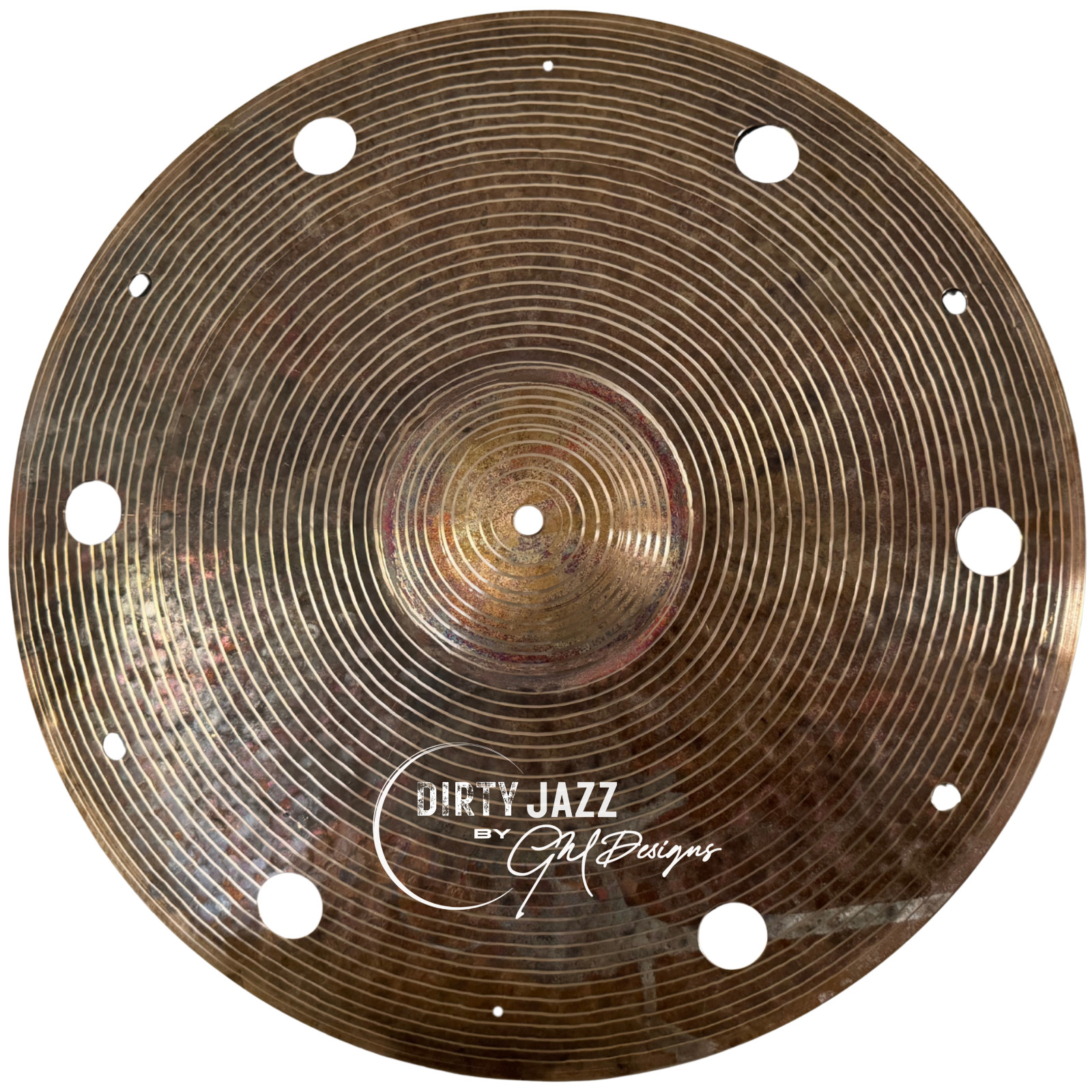 21.5" GM Designs Dirty Jazz Series Ride - Dark, Textured, Expressive!