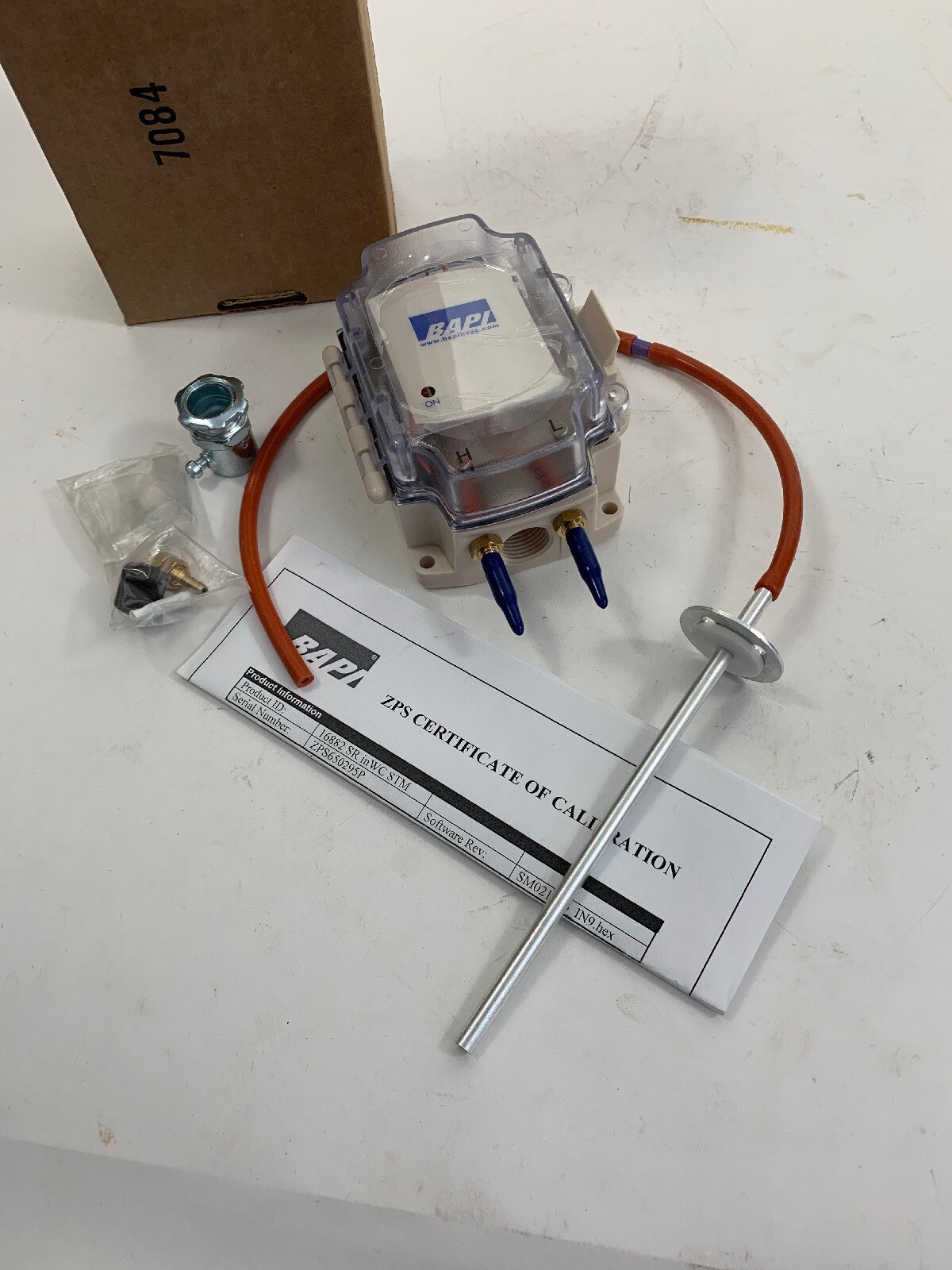 Field Adjustable Differential Pressure Transmitter Bapi ZPS-20-SR75-BB-ST