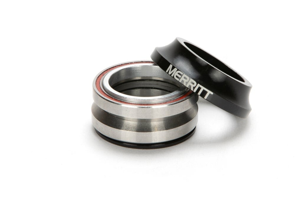 MERRITT LOWTOP INTEGRATED BMX HEADSET - 1-1/8" - BLACK