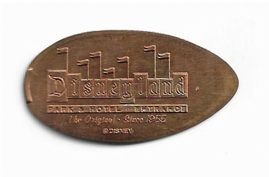 Disneyland Sign - Style1- Pressed Penny - Retired
