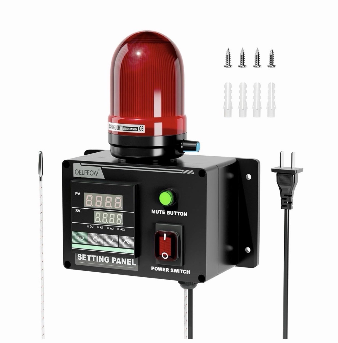Over temperature alarm High low temperature sensor intelligent alarm 105dB