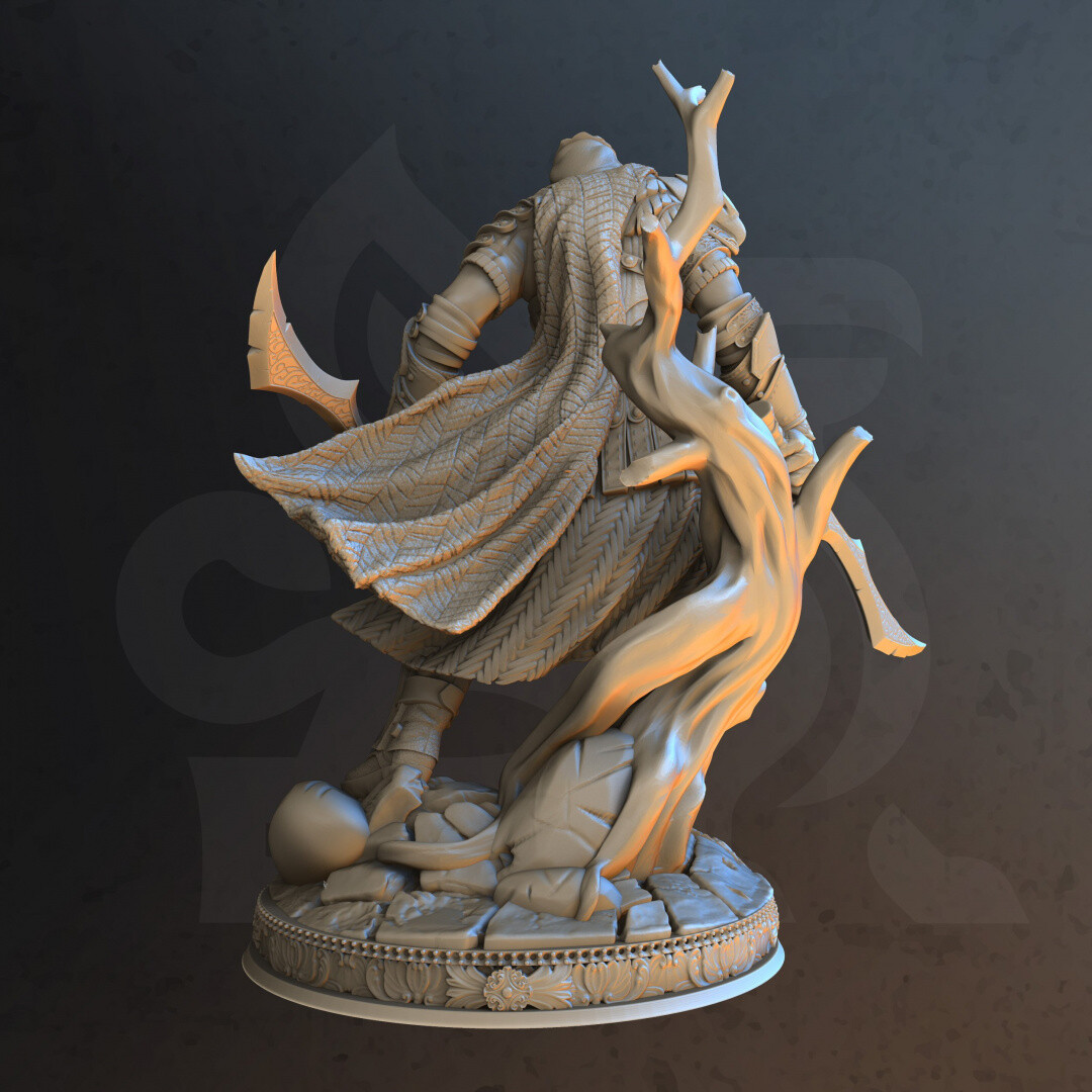 Serran Human Elf Rogue Miniature | D&D DnD |
