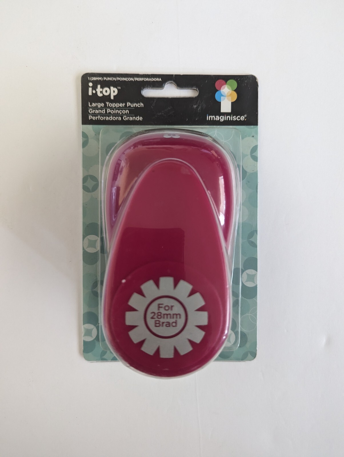 Imaginisce I-Top Flower Star 28mm Brad Paper Punch Scrapbooking Confetti