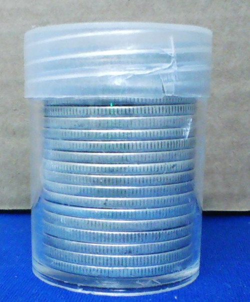 Roll of 20 assorted walking liberty half dollars - average circulation