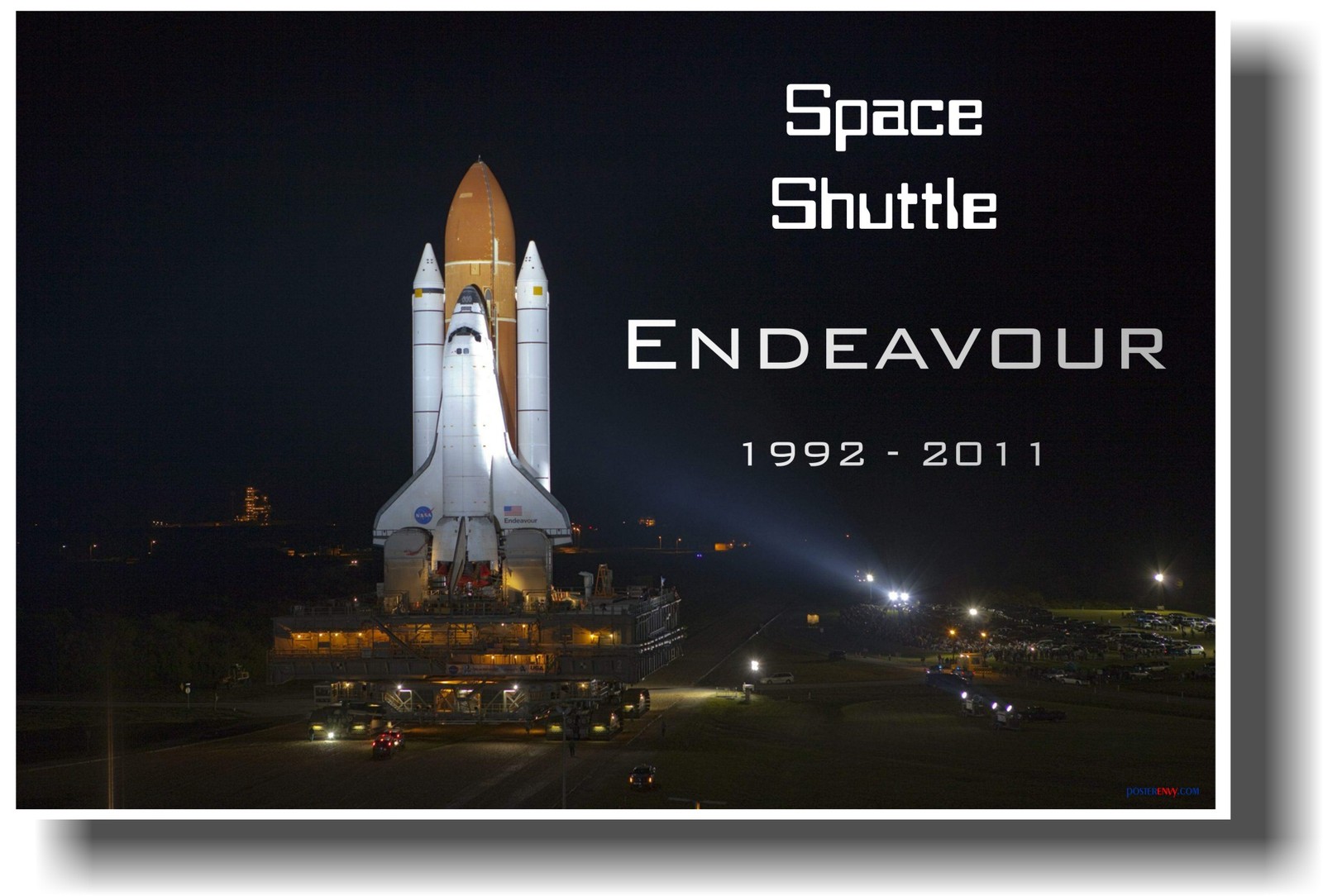 NASA Space Shuttle Endeavour - 1992 - 2011 - NEW SCIENCE & TECHNOLOGY POSTER