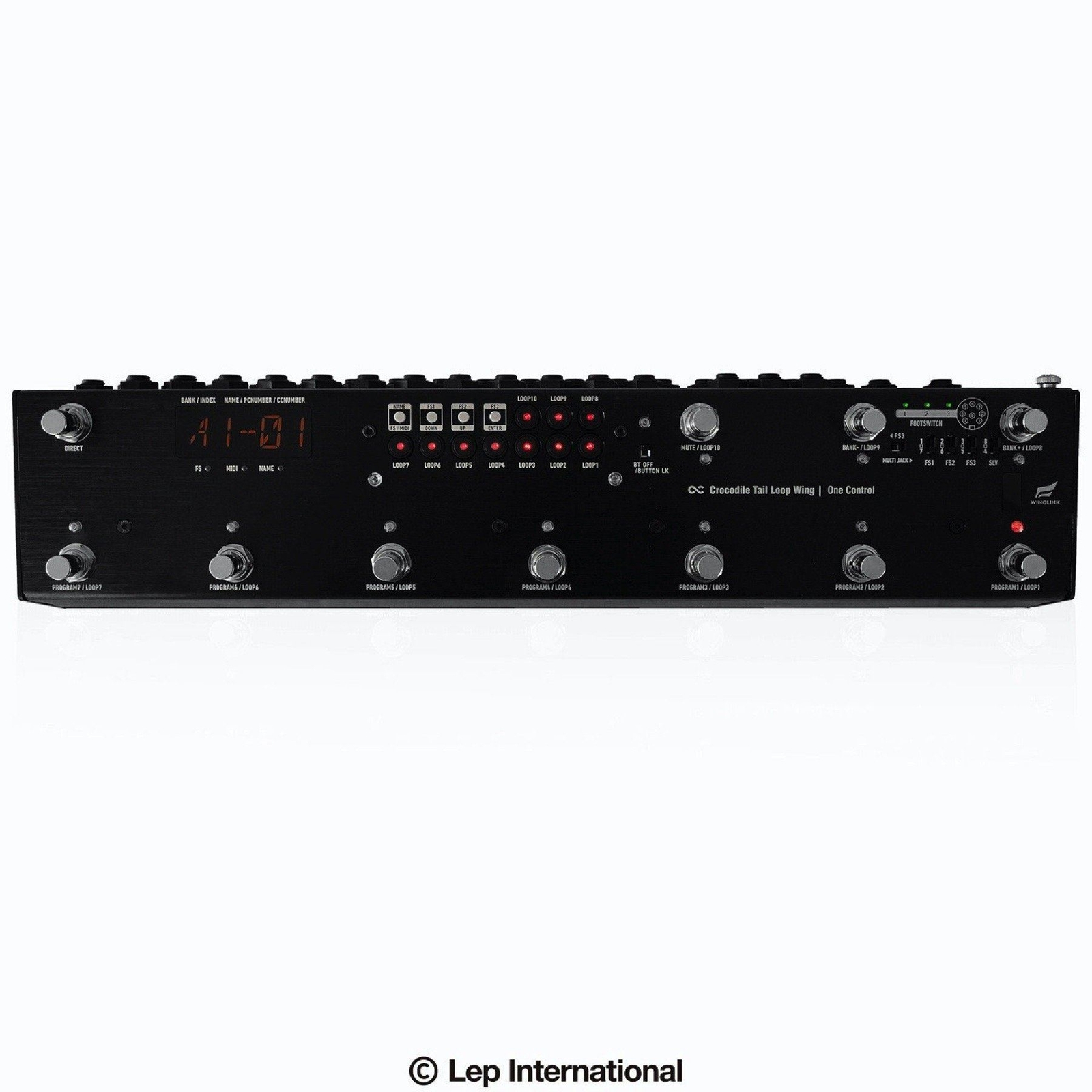 One Control Crocodile Tail Loop Wing OC-10W programmable MIDI Switcher Buffer
