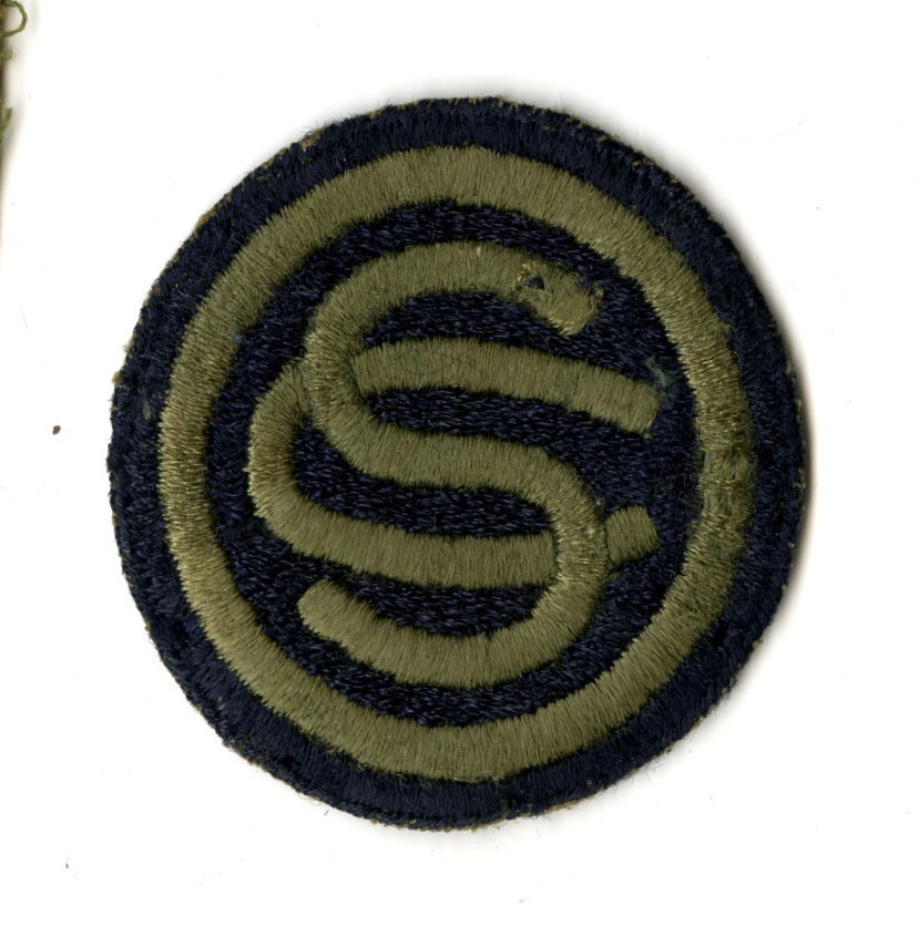 Officer Candidate School Green Back Patch WWII Original OCS