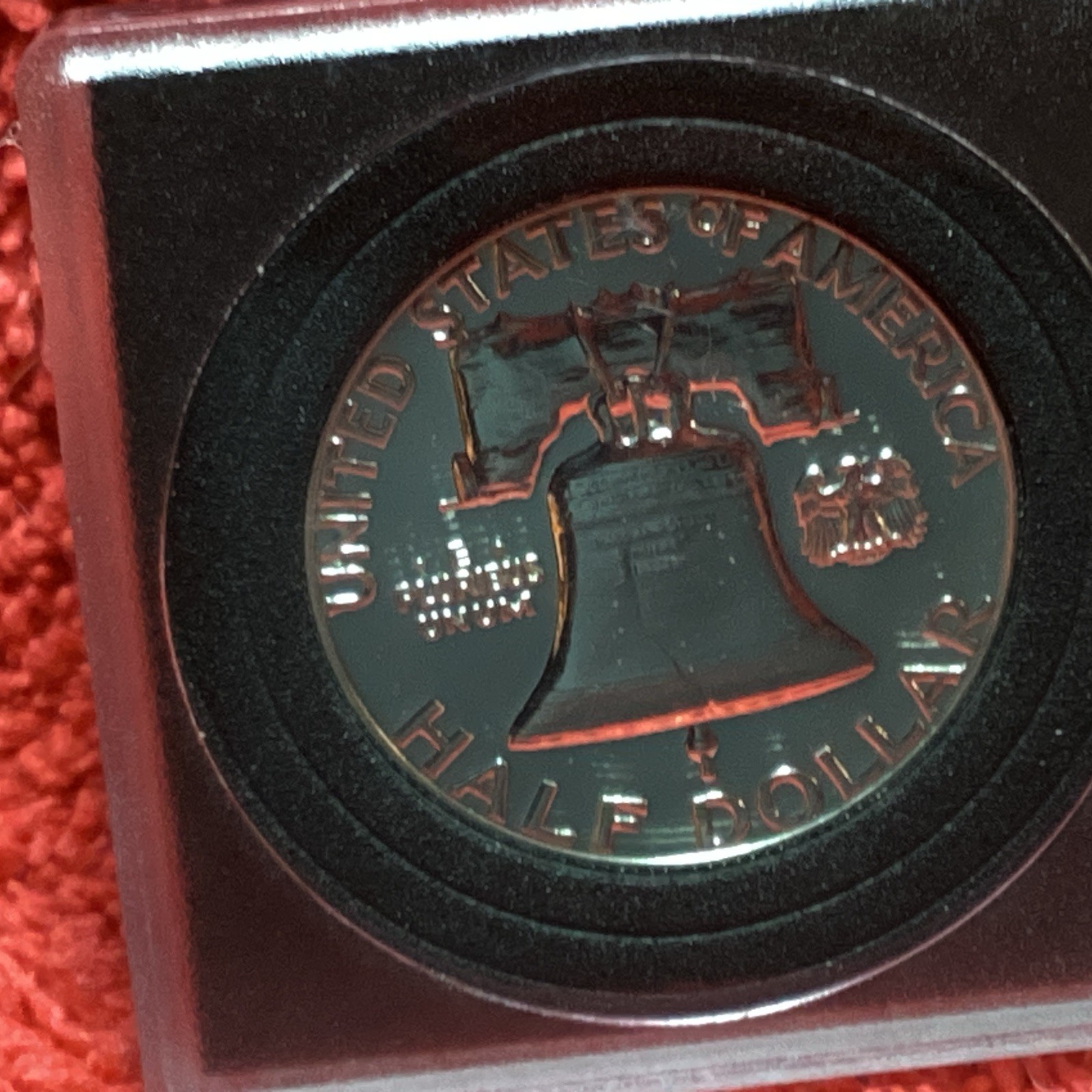 1958 FRANKLIN HALF DOLLAR PROOF QUALITY in HARDCASE