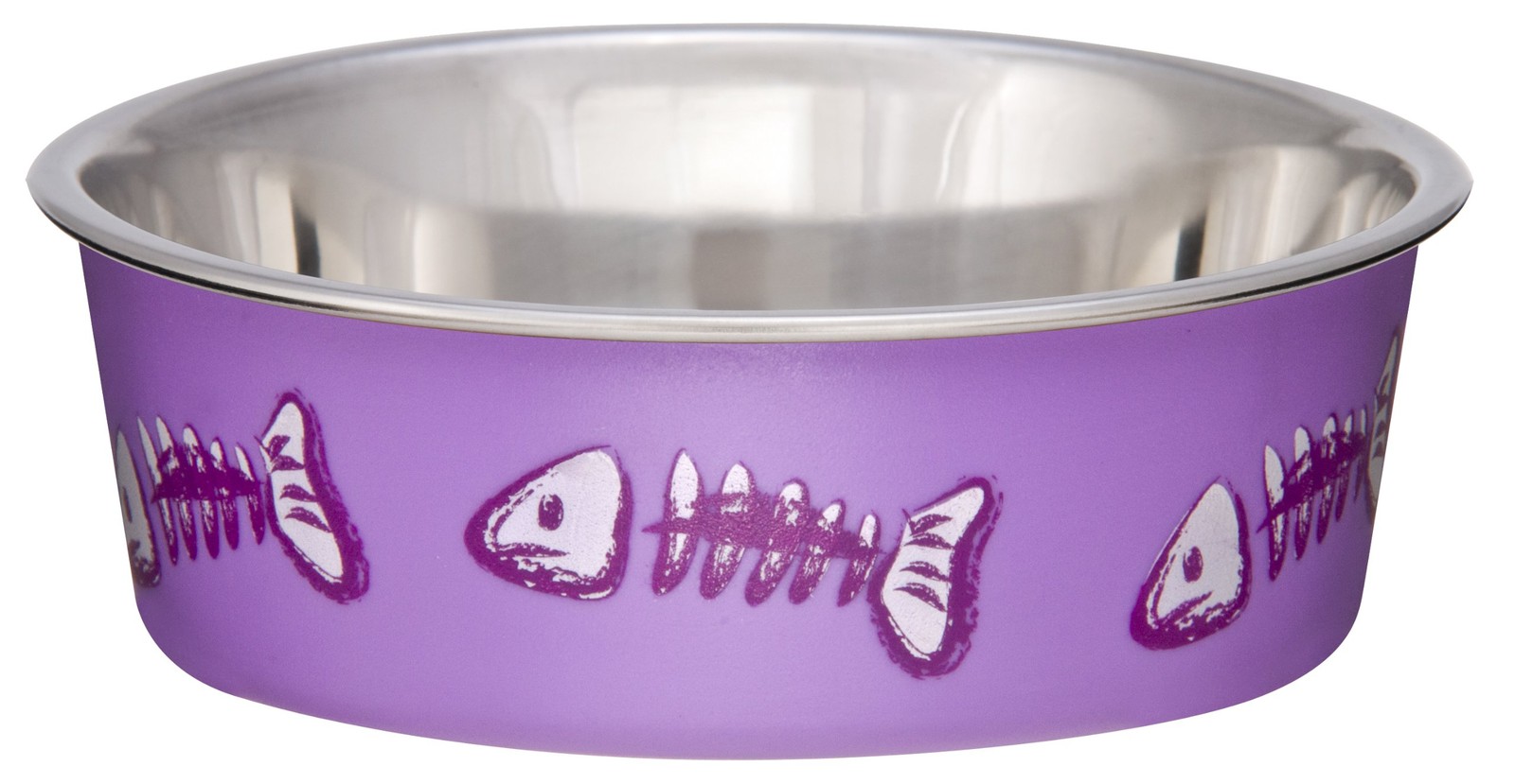 Target X Small Skeleton Design Lilac Pet Feeder Stainless Steel Dishwasher Safe