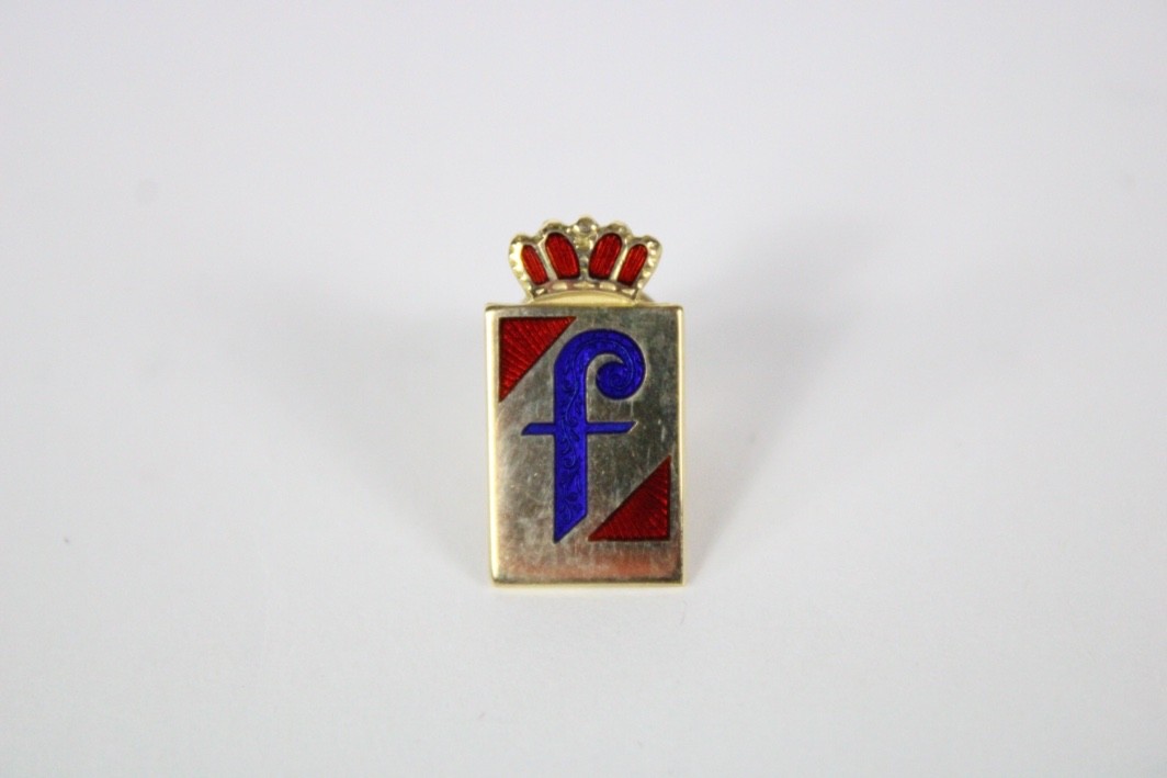 1960-75 Ferrari Pininfarina 18kt Gold Lapel Pin 250 275 330 Dino 308
