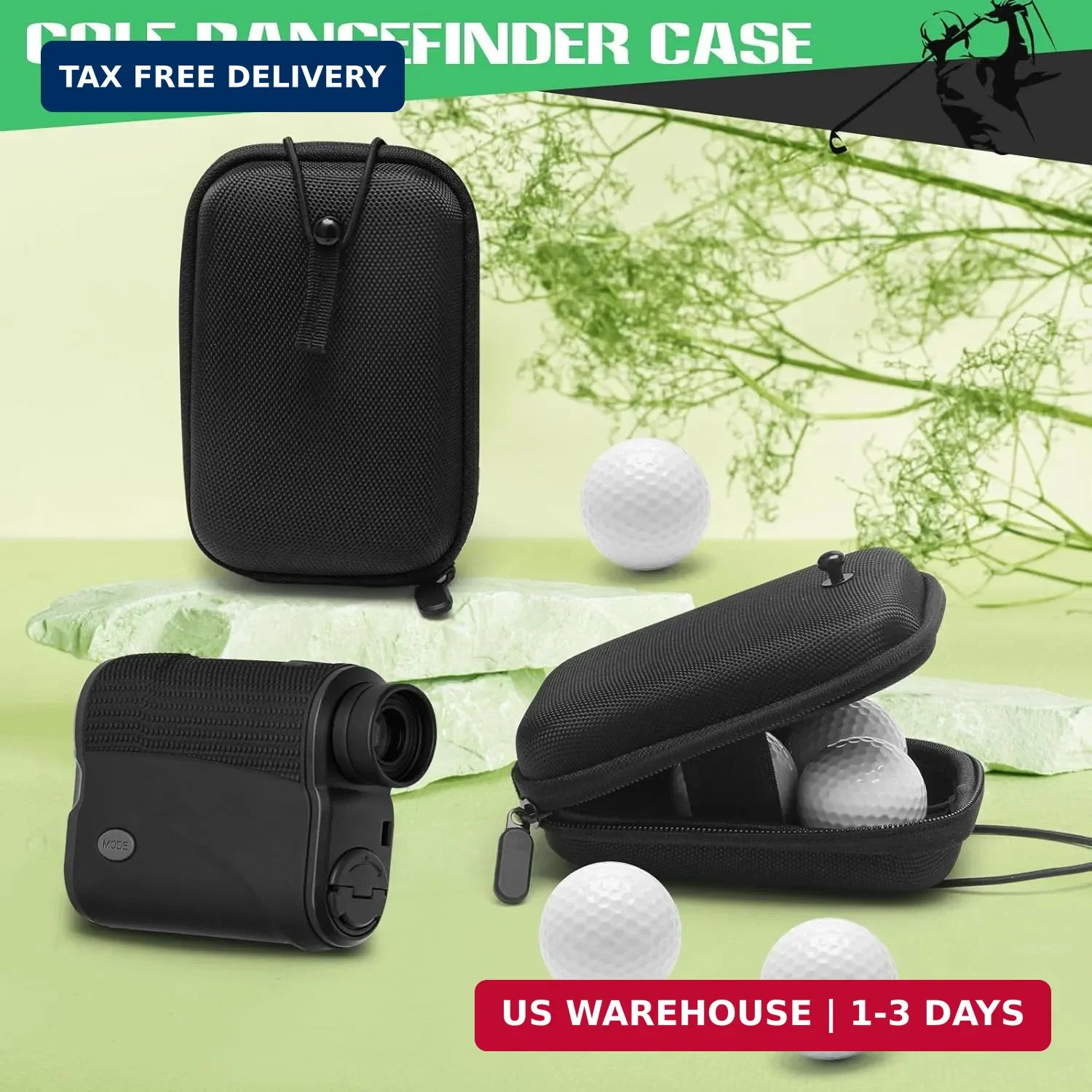 Golf Rangefinder Hard Shell Case, Hard Golf Rangefinder Case Universal Range Fin