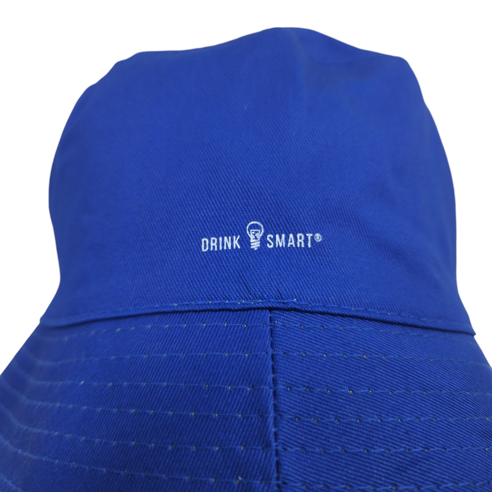 Twisted Tea Sweet Tea Whiskey Bucket Sun Hat Yellow & Blue Reversible Adult OSFM