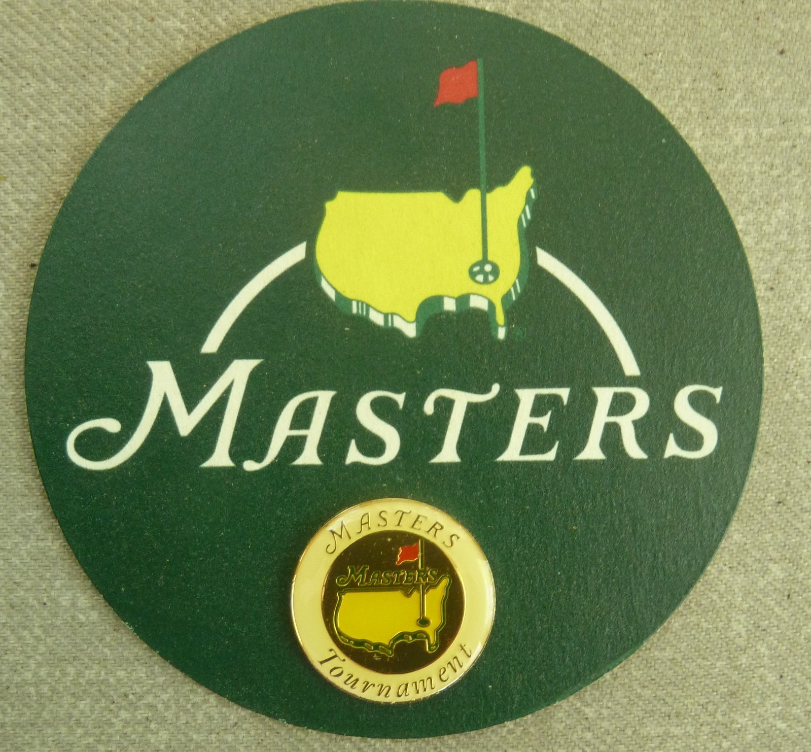 The Masters 2021  White Dome Ball Marker Only - Great Gift