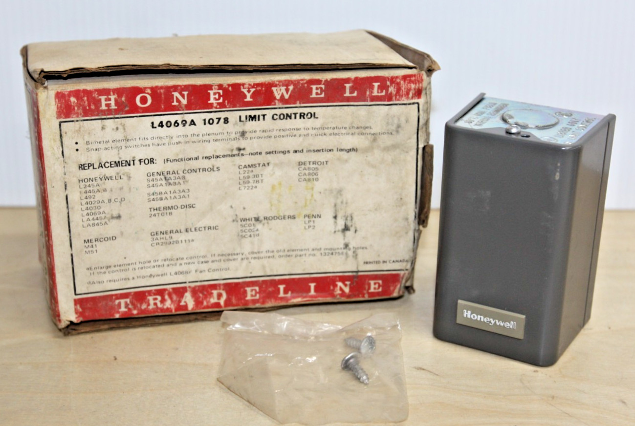 Honeywell L4069A 1078 Limit Control Grey
