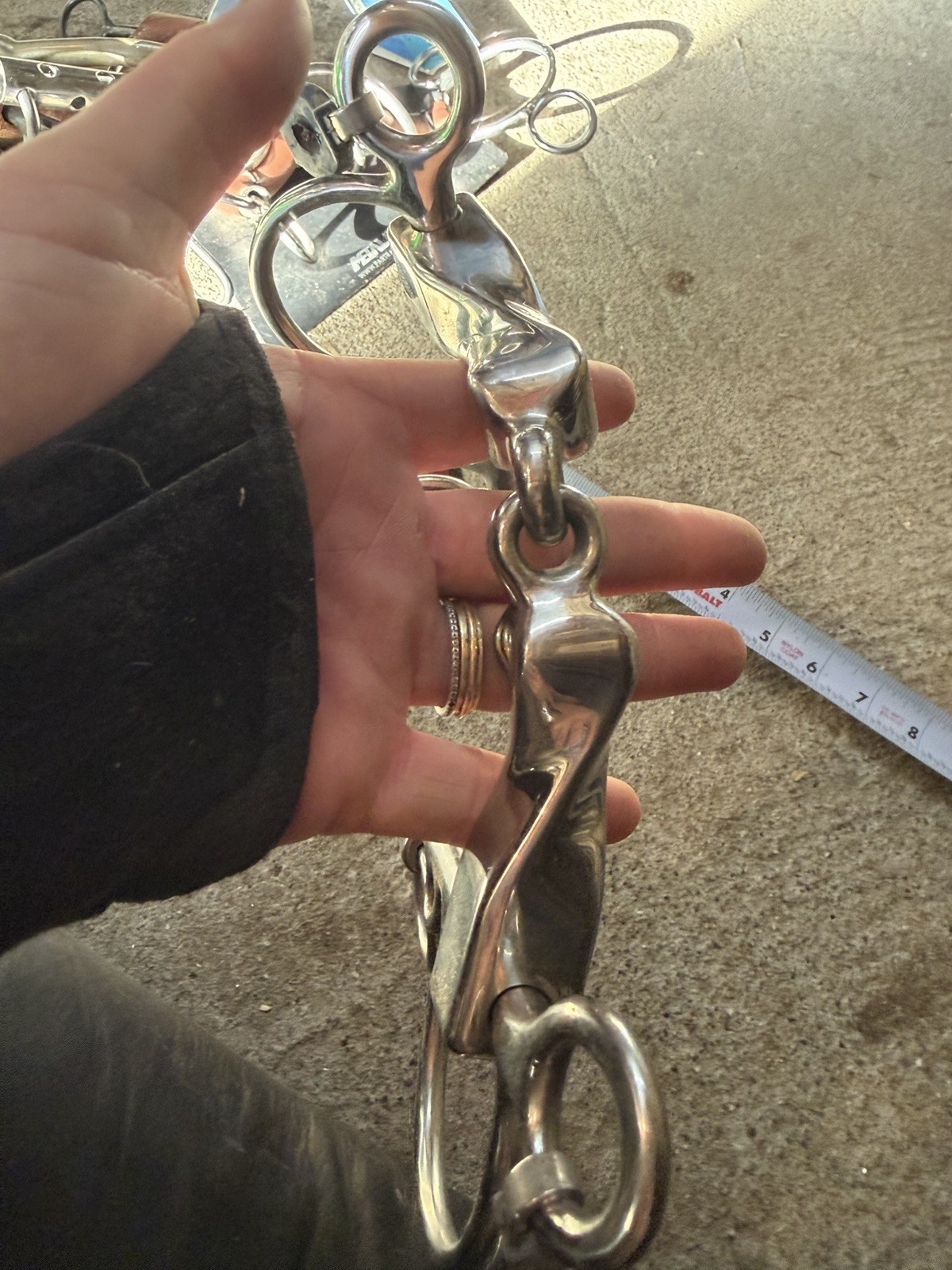 NWT 5.75” Metalab Thick Slow Twisted Pelham Bit