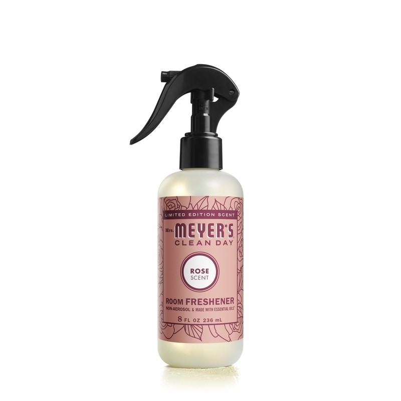 Mrs. Meyer's Clean Day Rose Scent Air Freshener Spray 8 oz Liquid Room Spray