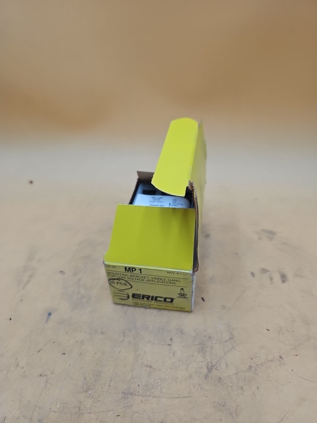 LOT OF 10 Erico Caddy MP1 Low Voltage Mounting Bracket For Telephones, TV Jacks