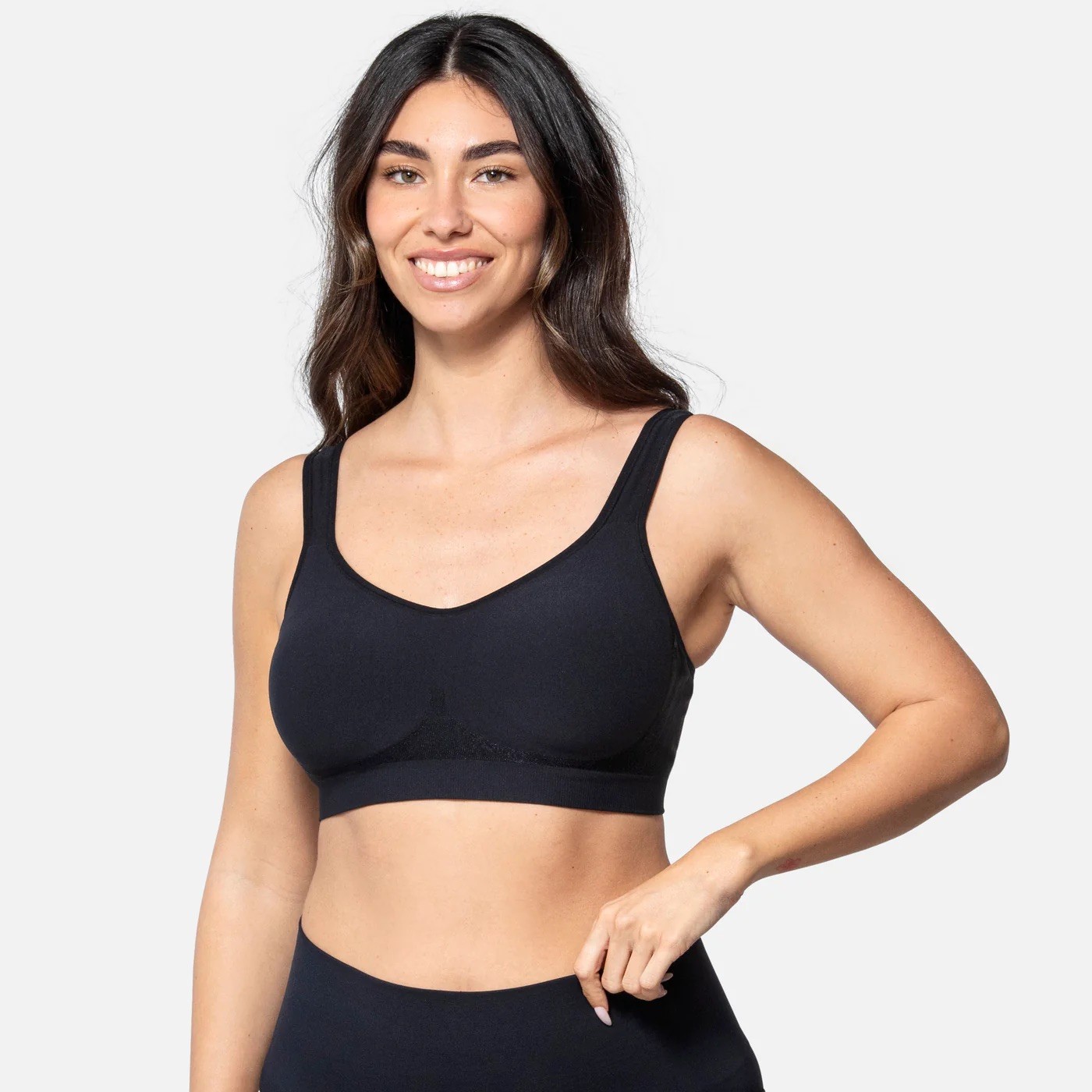 UNDEROUTFIT Comfort Bra #457 Black  Size M