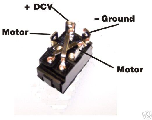30 Amp Toggle Switch Polarity Reversing DC Motor Control On-Off-Momentary On