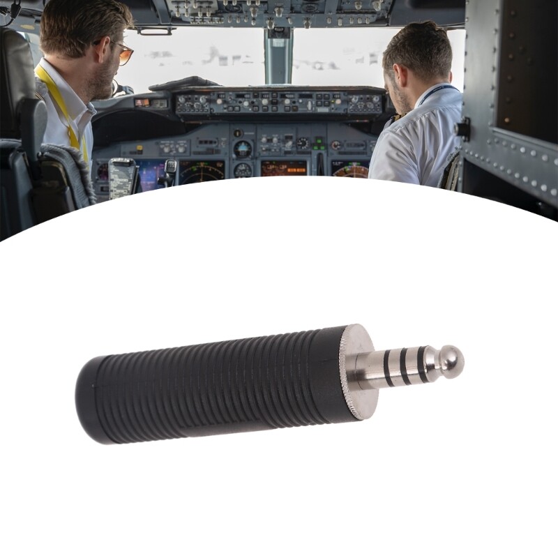 DIY Helicopter Plug Headset Replacement U174/for UType Connector Plug