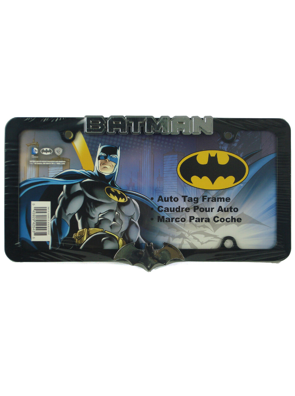 Batman License Plate Frame Auto Tag DC Comics Dark Knight Chroma Brand New
