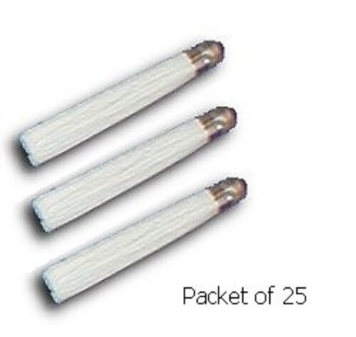 25 x Eraser Glass Fibre Refills for Fibreglass Cleaning Scratch Pencil FybRglass