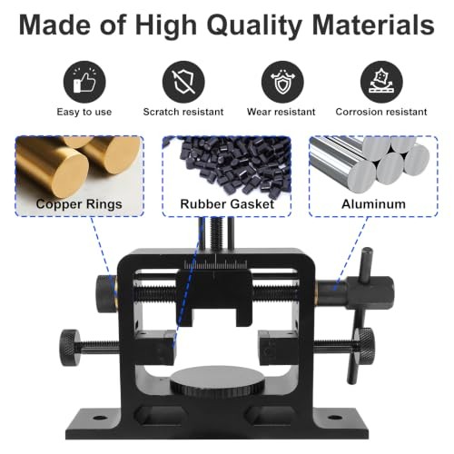 Precision Alignment Tool, Heavy Duty Alloy Jig for Home Workshop | ALL-IN Black