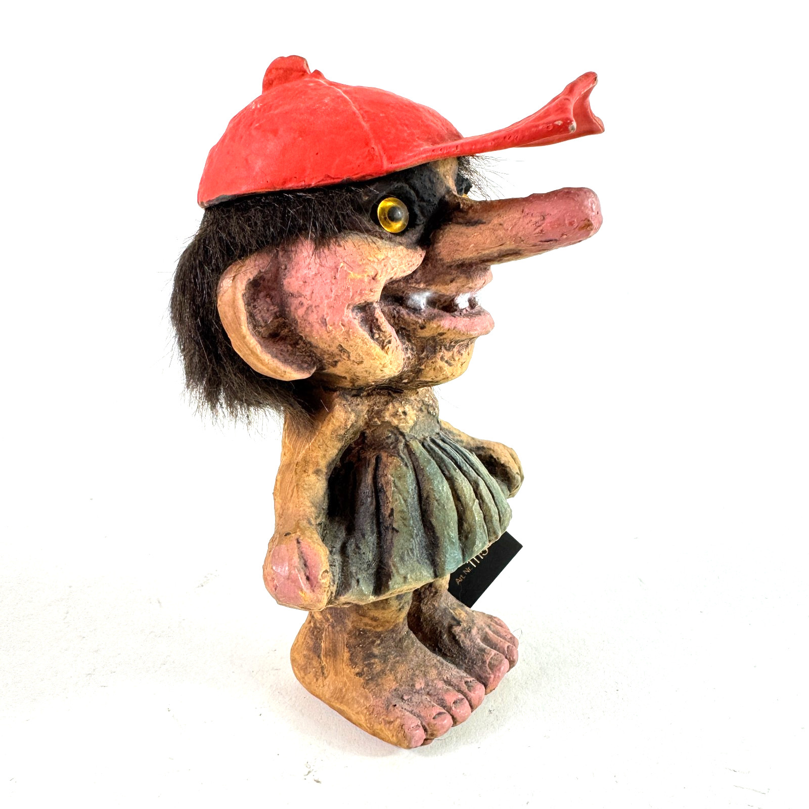 Nyform Latex Troll Handmade Norway 6in Tall with Hat Art Number 1115 New w Tags