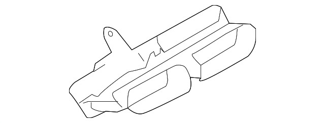 Genuine Nissan Instrument Panel Air Duct 27860-6CA0A