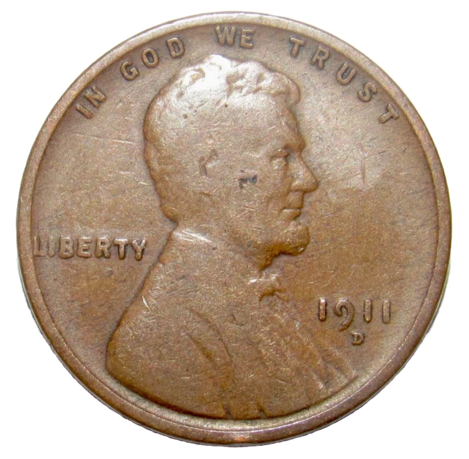 1911-D Better Lincoln Wheat Cent “Best Value On eBay “ FREE SHIPPING