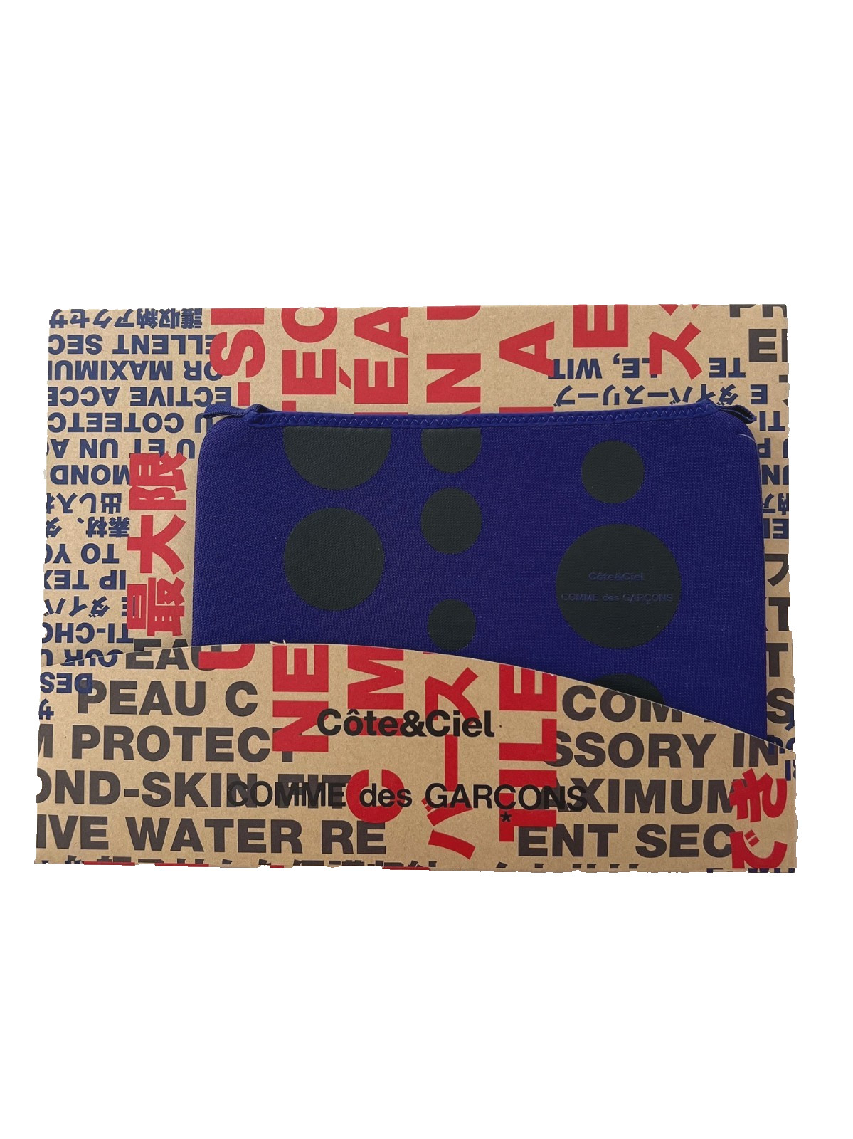 Comme Des Garcons Macbook Air 11" Neoprene Polka Dot Sleeve Blue Black