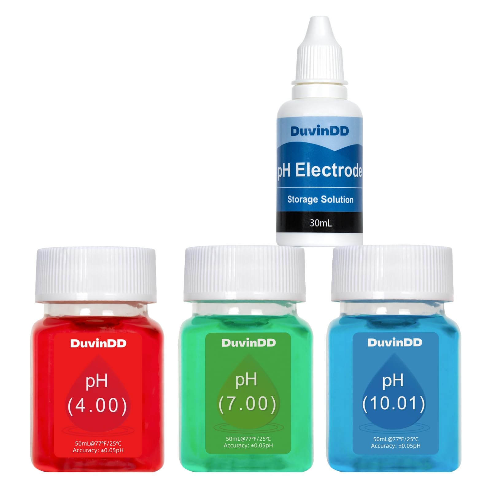 pH Calibration Buffer Solution Kit pH 4.00/7.00/10.01, for Precisely Calibrat...